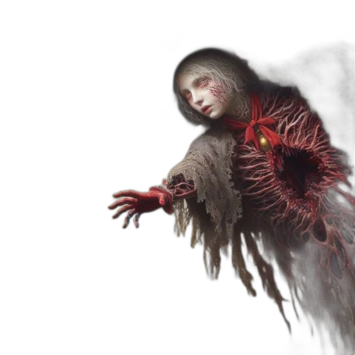 creature, hair, concept art, fantasy art transparent PNG cut-out