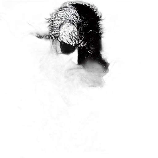 mask, face, creature, hair transparent PNG cut-out