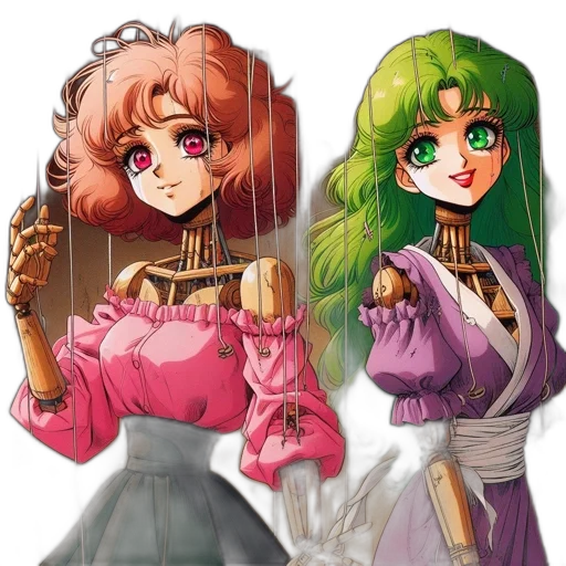 anime, concept art, fantasy art, pixel art transparent PNG cut-out