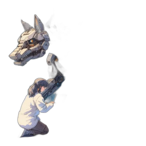 staff, creature, weapon, mask transparent PNG cut-out