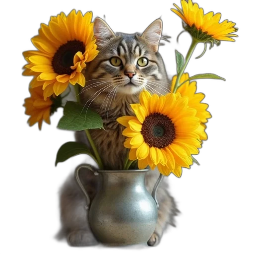 flower, animal, staff, crown transparent PNG cut-out