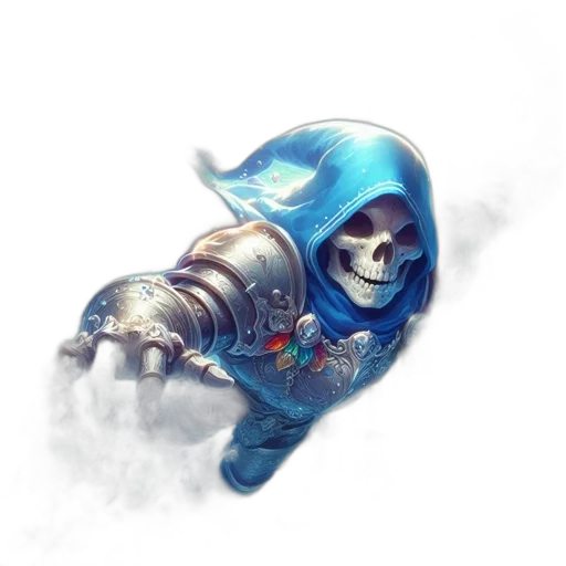 robot, mask, staff, weapon transparent PNG cut-out
