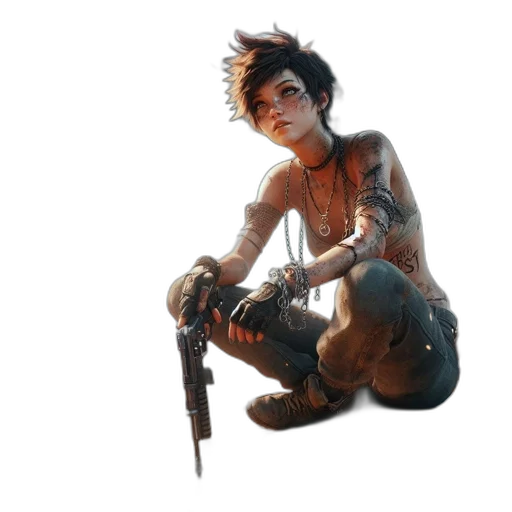 weapon, staff, face, animal transparent PNG cut-out