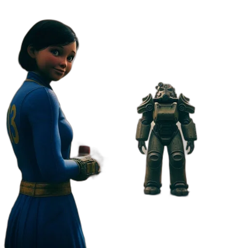 robot, jacket, creature, face transparent PNG cut-out