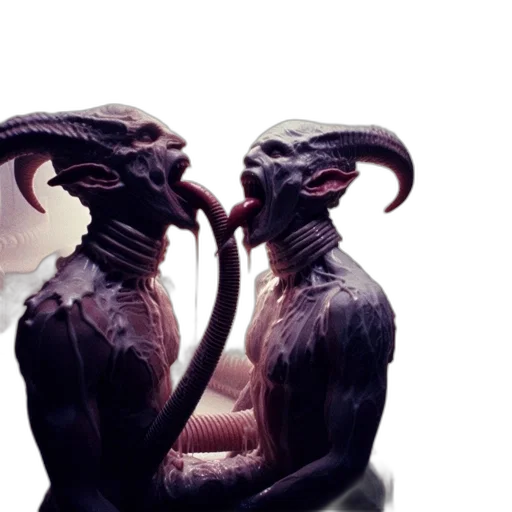 creature, concept art, fantasy art, 3d render transparent PNG cut-out