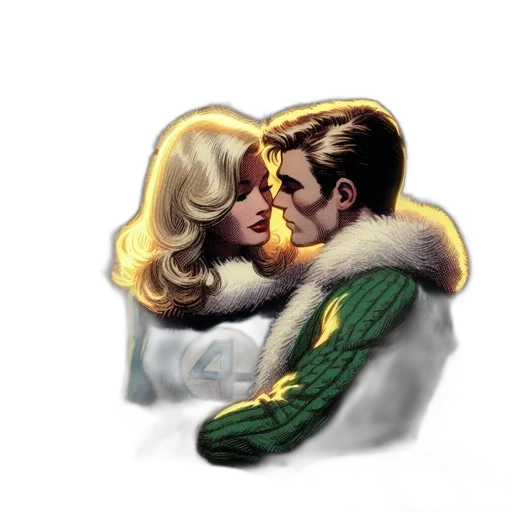 jacket, crown, comic book art, photorealistic transparent PNG cut-out