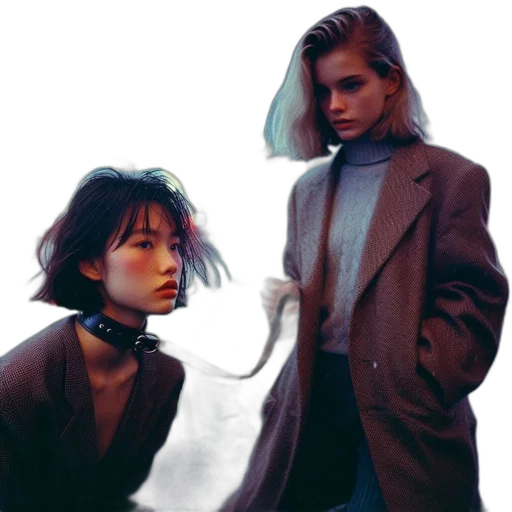 jacket, jewelry, cyberpunk, photorealistic transparent PNG cut-out