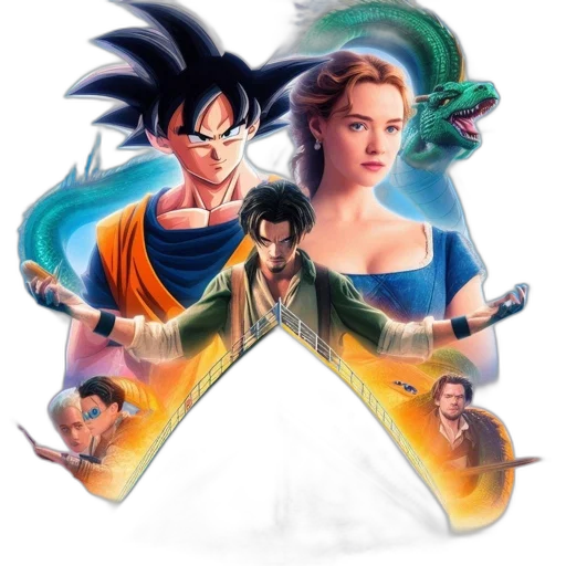 comic book art, concept art, anime, fantasy art transparent PNG cut-out