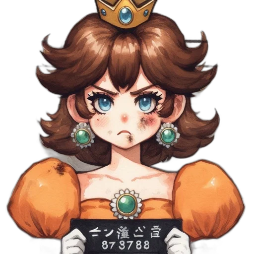 crown, face, staff, dress transparent PNG cut-out
