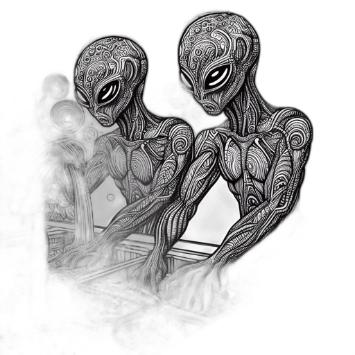 creature, robot, mask, concept art transparent PNG cut-out
