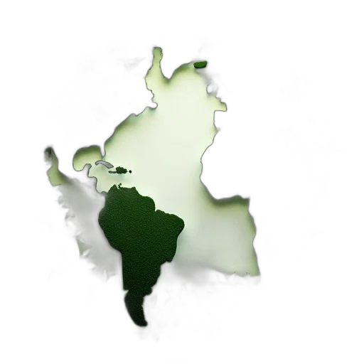 3d render, green, earth tones, planet transparent PNG cut-out