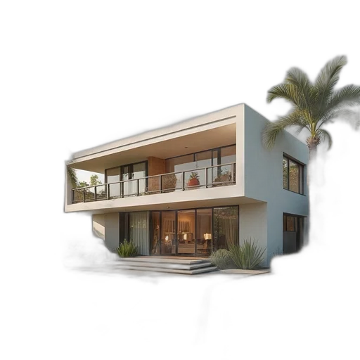 building, 3d render, photorealistic, concept art transparent PNG cut-out
