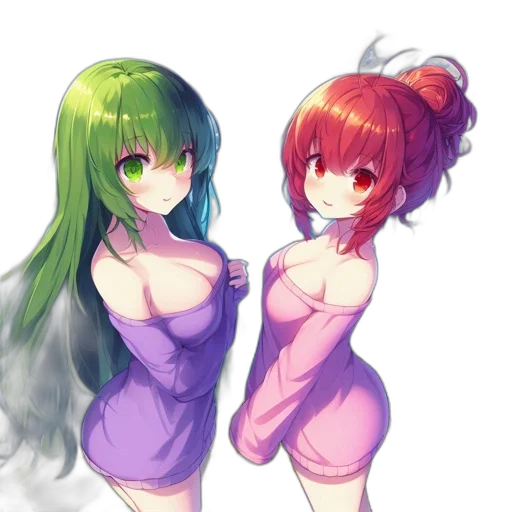 dress, anime, pixel art, concept art transparent PNG cut-out