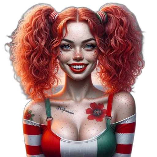 face, fantasy art, comic book art, concept art transparent PNG cut-out