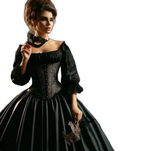 dress, photorealistic, concept art, 3d render transparent PNG cut-out