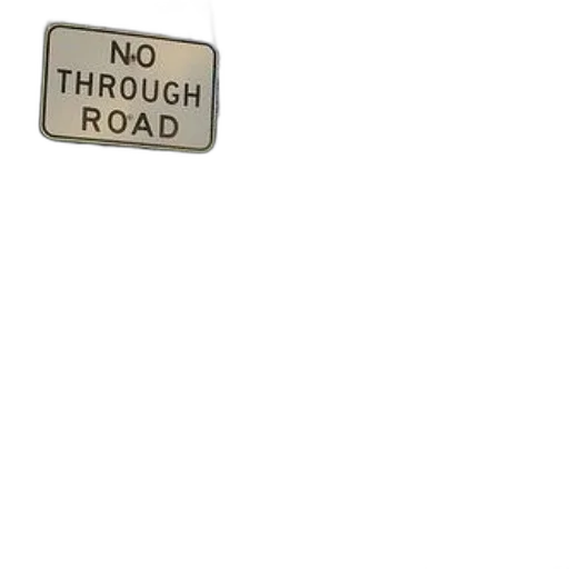 car, through, road, sign transparent PNG cut-out