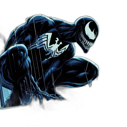mask, comic book art, concept art, dark transparent PNG cut-out