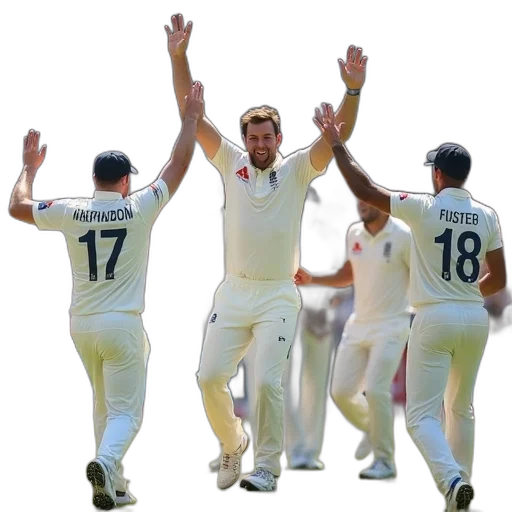 england, celebrate, wicket, james transparent PNG cut-out