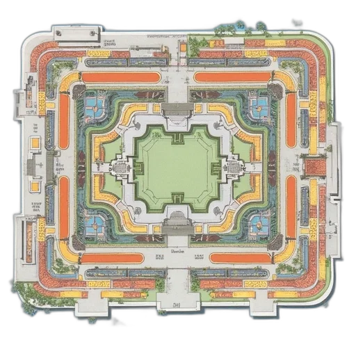 building, crown, 3d render, concept art transparent PNG cut-out