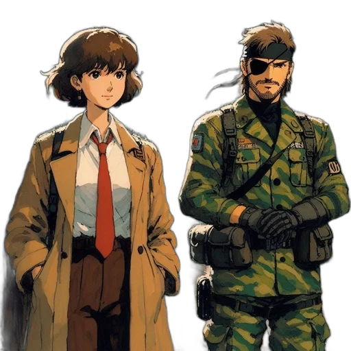 jacket, concept art, comic book art, pixel art transparent PNG cut-out