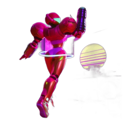 robot, weapon, staff, 3d render transparent PNG cut-out