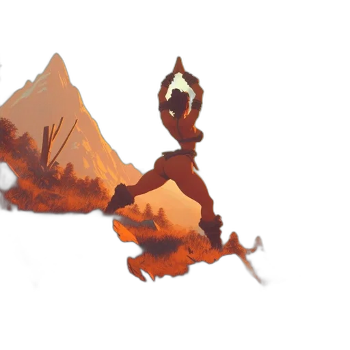 sword, staff, concept art, fantasy art transparent PNG cut-out