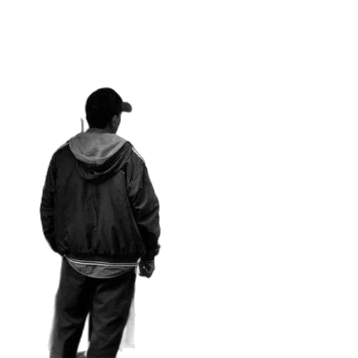 jacket, staff, face, hat transparent PNG cut-out