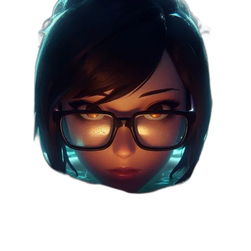 face, mask, staff, robot transparent PNG cut-out