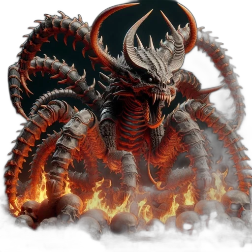 dragon, creature, animal, concept art transparent PNG cut-out