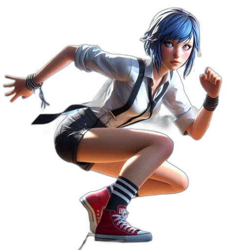 jacket, weapon, staff, shoes transparent PNG cut-out