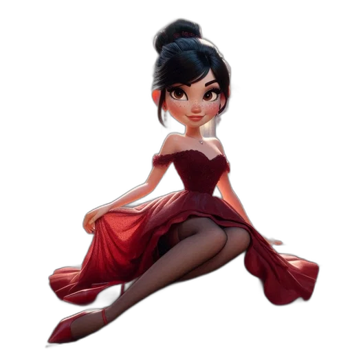 dress, staff, concept art, cartoon transparent PNG cut-out