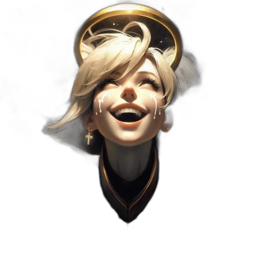 face, staff, crown, hat transparent PNG cut-out