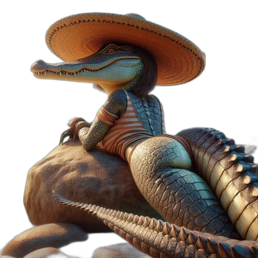 hat, dragon, creature, animal transparent PNG cut-out