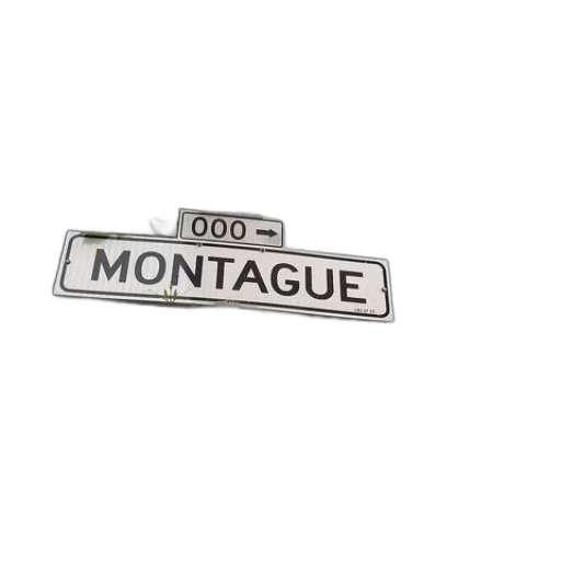 car, street, sign, says transparent PNG cut-out