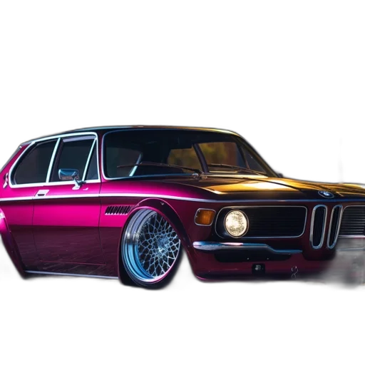 car, photorealistic, concept art, 3d render transparent PNG cut-out