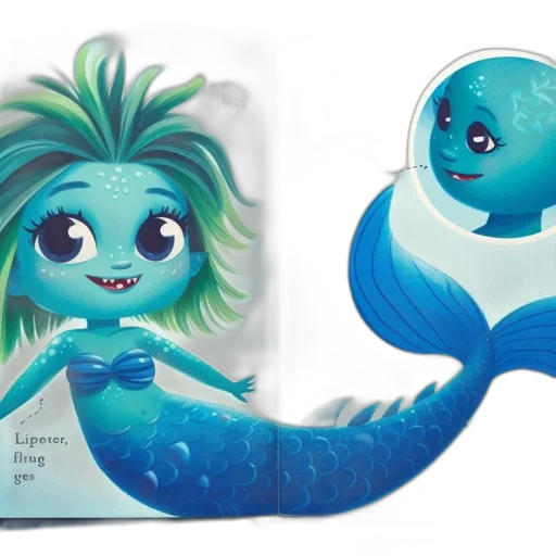 creature, concept art, fantasy art, underwater transparent PNG cut-out