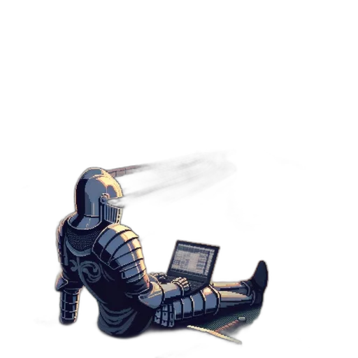 robot, furniture, sword, cyberpunk transparent PNG cut-out