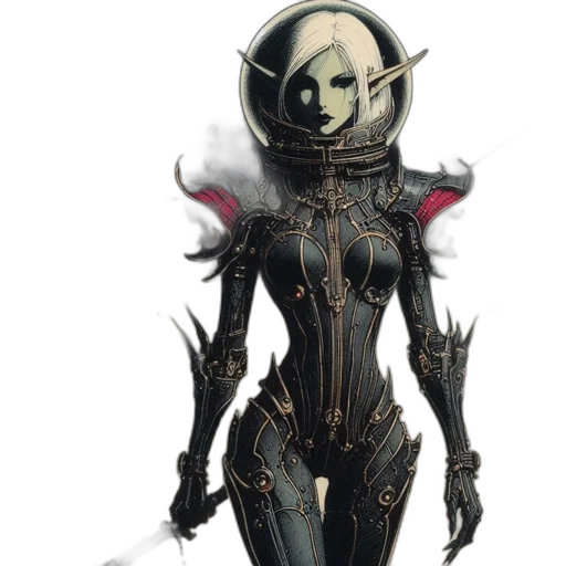 robot, mask, staff, concept art transparent PNG cut-out