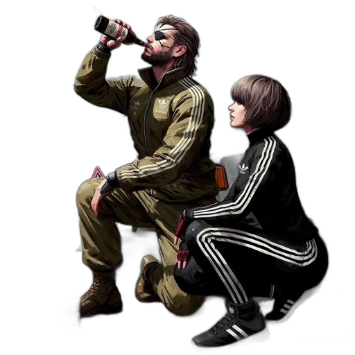 jacket, bottle, cyberpunk, concept art transparent PNG cut-out