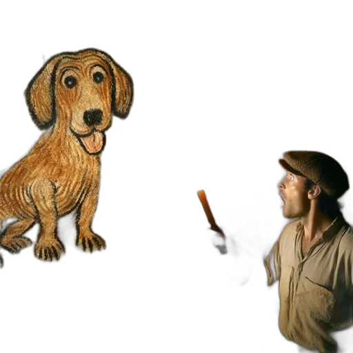 animal, staff, weapon, creature transparent PNG cut-out
