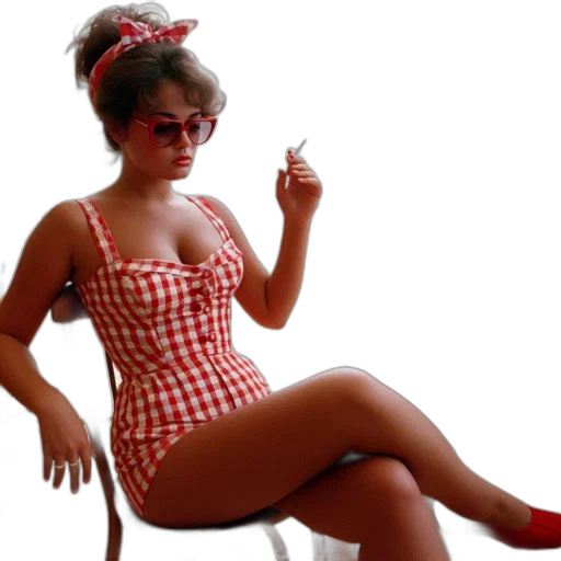 dress, furniture, hat, 3d render transparent PNG cut-out