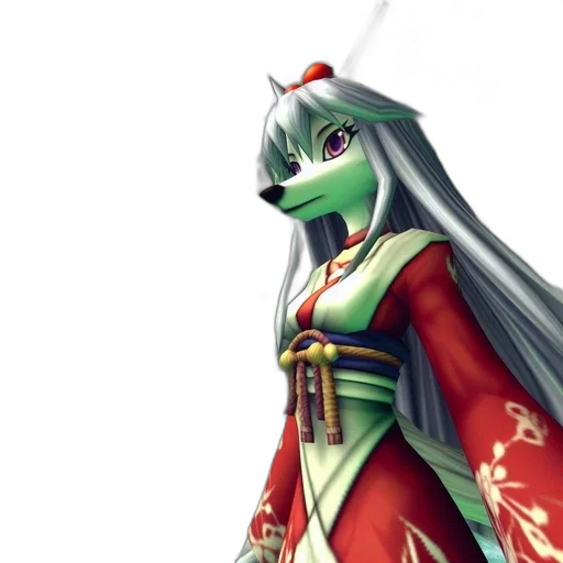dragon, sword, staff, dress transparent PNG cut-out