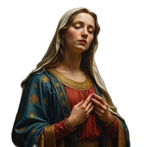 jewelry, photorealistic, oil painting, virgin transparent PNG cut-out