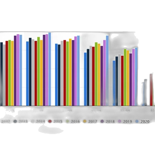 bar, chart, shows, distribution transparent PNG cut-out