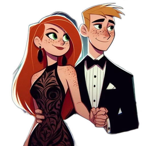 dress, cartoon, concept art, comic book art transparent PNG cut-out