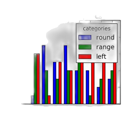 monochrome, bar, chart, titled transparent PNG cut-out
