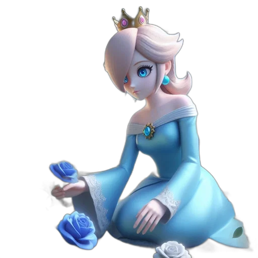 crown, dress, staff, robot transparent PNG cut-out