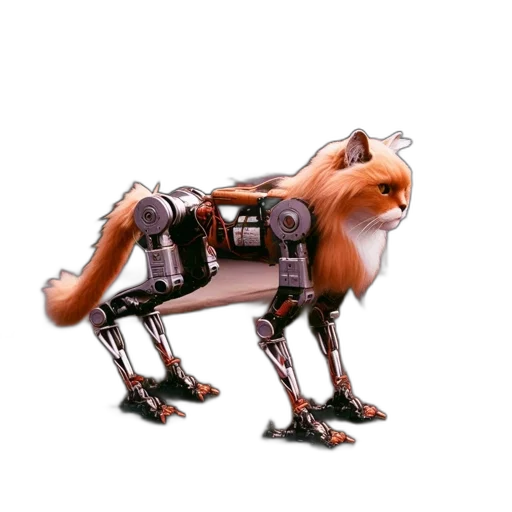 robot, animal, creature, staff transparent PNG cut-out