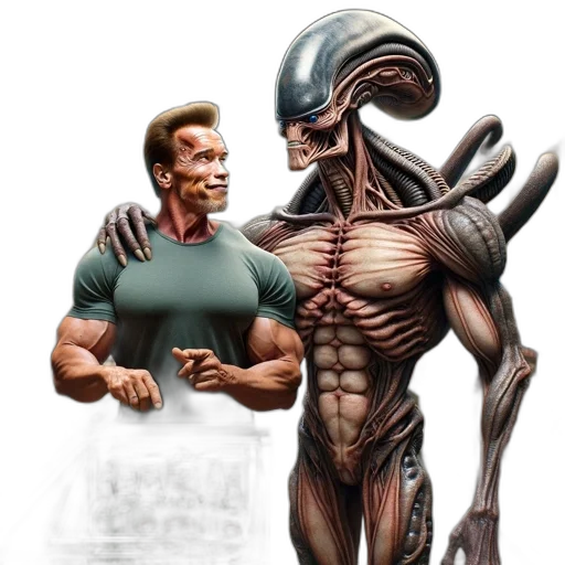 creature, robot, concept art, comic book art transparent PNG cut-out