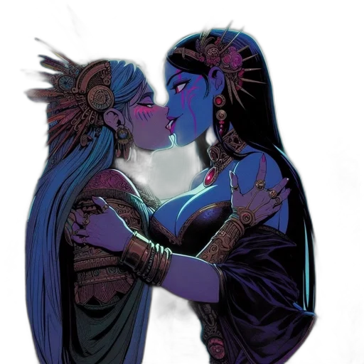 concept art, fantasy art, comic book art, watercolor transparent PNG cut-out
